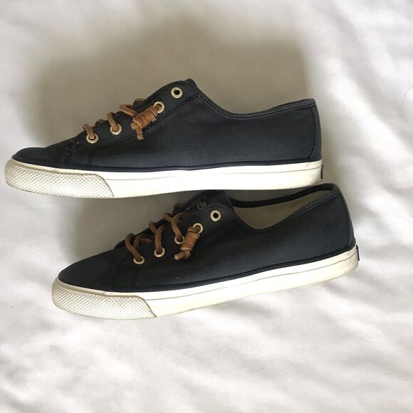 Sperry Top Sider Seacoast Women Boat Shoes Sneakers Navy White Size 7.5 STS90550 - Picture 3 of 8
